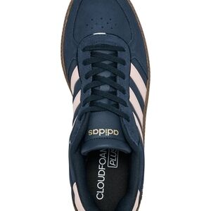 adidas Navy and Light Pink Low-Top Sneakers
